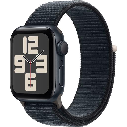 APPLE smartwatch apple watch se gps cassa 40mm in alluminio mezzanotte con cinturino sport loop mezzanotte