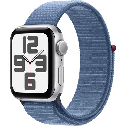 APPLE smartwatch apple watch se gps cassa 40mm in alluminio con cinturino sport loop blu inverno