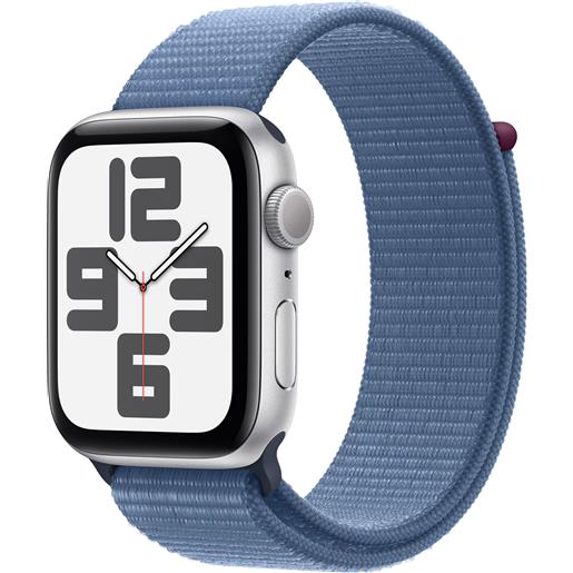 APPLE smartwatch apple watch se gps cassa 44mm in alluminio con cinturino sport loop blu inverno