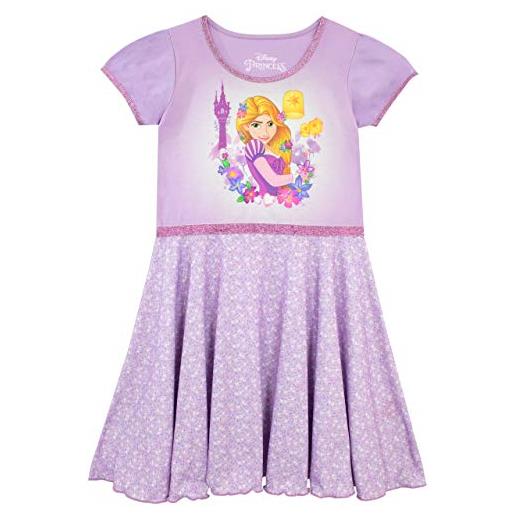Disney camicia da notte delle ragazze rapunzel: l'intreccio della torre viola 4-5 anni