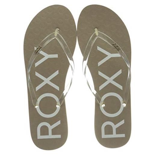 Roxy viva jelly sandal for women, infradito donna, champagner, 38 eu