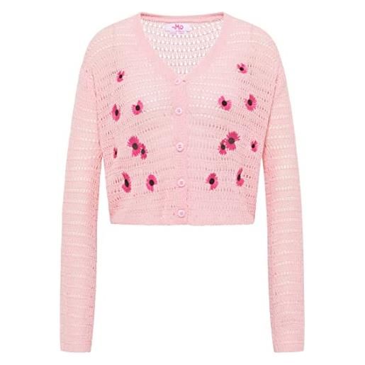 myMo cardigan cropped, colore: rosa, xs/s donna
