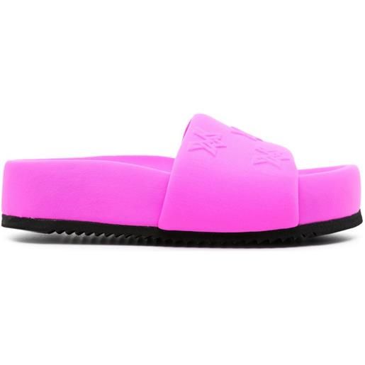 Vic Matie sandali imbottiti con logo - rosa