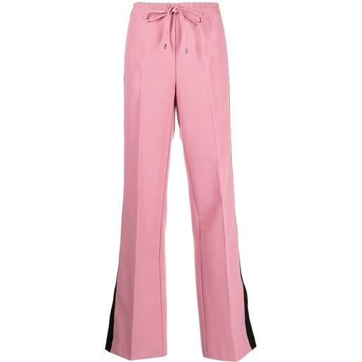 ERMANNO FIRENZE pantaloni svasati con coulisse - rosa