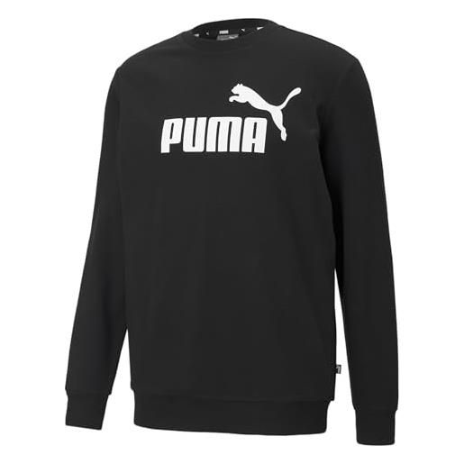 PUMA pumhb|#puma ess big logo crew tr, felpa men's, puma black, xl