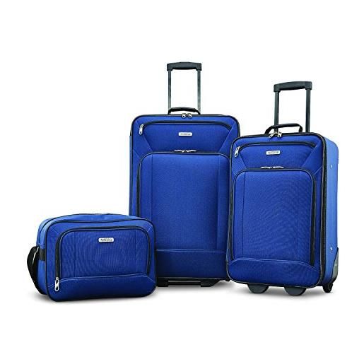 American Tourister fieldbrook xlt softside bagaglio verticale, marina militare (blu) - 922861596