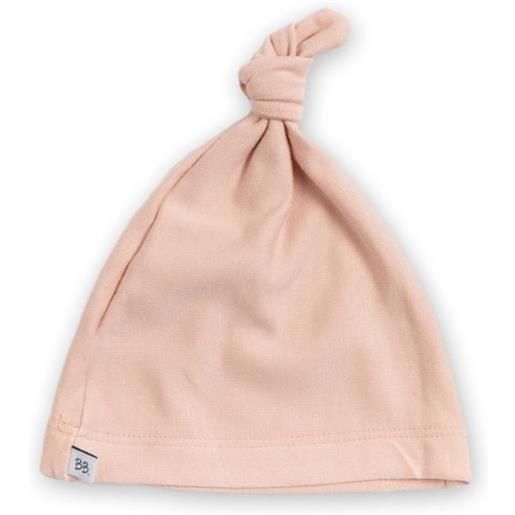 Bamboom cappellino neonato hoodie elf con nodo pure 0m+ - rosa