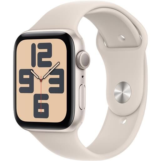 APPLE smartwatch apple watch se gps cassa 44mm in alluminio galassia con cinturino sport m/l galassia
