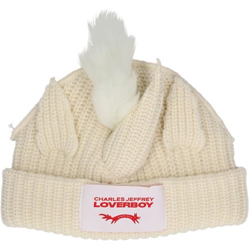 CHARLES JEFFREY LOVERBOY cappello beanie chunky unicorn in cotone