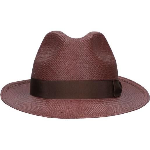 BORSALINO cappello panama federico in paglia 6cm