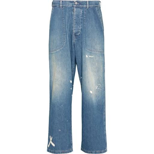 Maison Margiela jeans a gamba ampia - blu