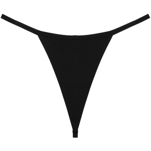 Versace slip bikini con placca medusa - nero