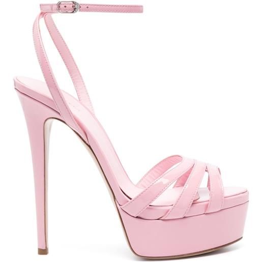 Le Silla sandali con plateau lola 140mm - rosa