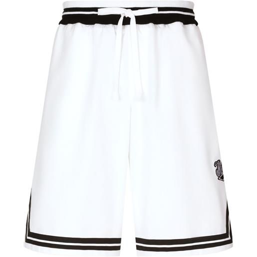 Dolce & Gabbana shorts sportivi con stampa - bianco