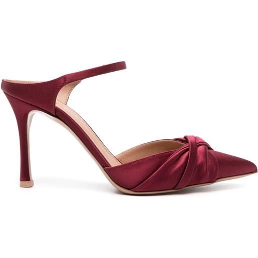 Malone Souliers mules uma 100mm - rosso
