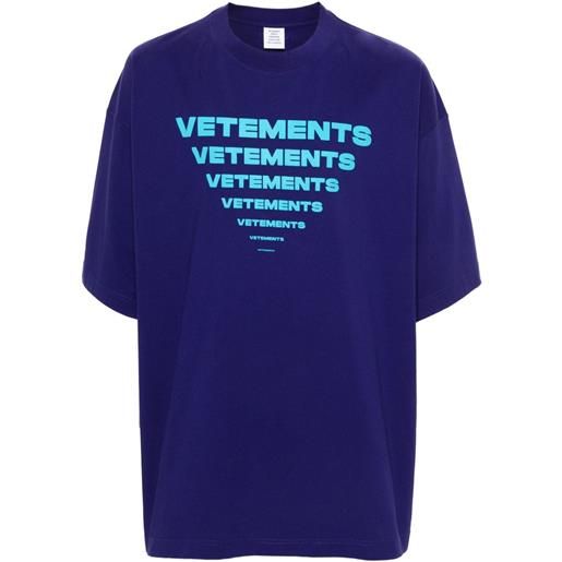 VETEMENTS t-shirt con stampa - viola
