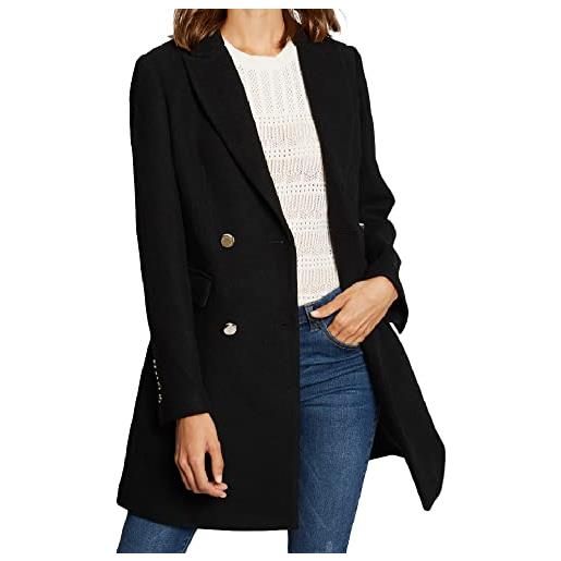 Morgan manteau droit 212-grimo cappotto, nero, 38 donna