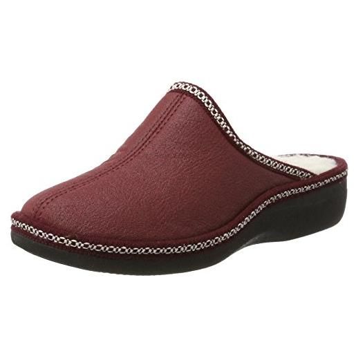 Hans Herrmann Collection hhc, zoccoli donna, rosso bordeaux, 36 eu