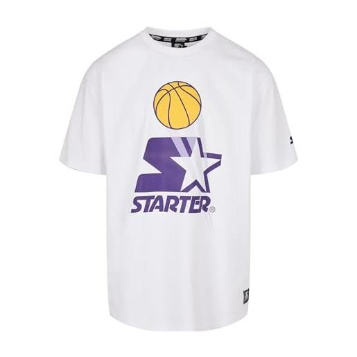 Starter black label starter airball tee t-shirt, bianco, xl uomo