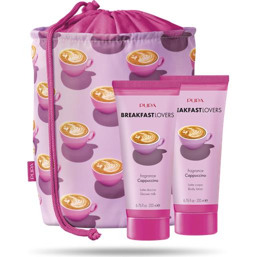 Micys company spa pupa breakfast lovers kit 1 latte doccia 200ml+latte corpo 200ml 001 cappuccino