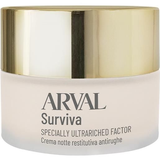 Arval surviva specially ultrariched factor crema notte restitutiva viso 50ml