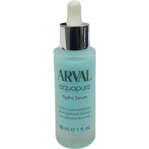 Arval aquapure hydra serum siero idratante illuminante viso 30ml