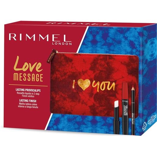 RIMMEL (DIV. COTY ITALIA SRL) rimmel cofanetto love message provocalips rossetto liquido + matita labbra