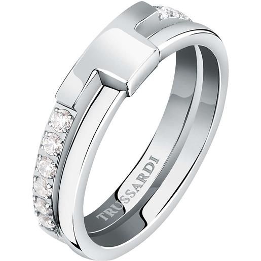Trussardi anello donna gioielli Trussardi t-shape tjaxc42012