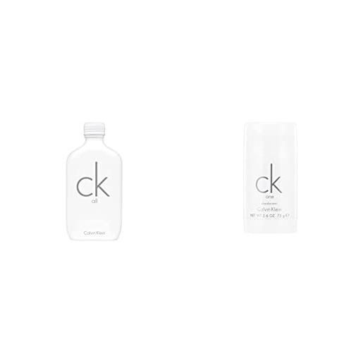 Calvin Klein ck all eau de toilette & ck one deodorante stick, unisex 75g