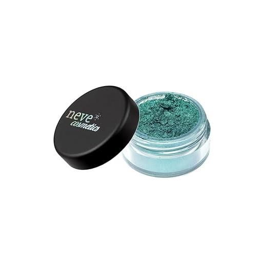 Generico neve cosmetics ombretto vegano in polvere libera 100% minerale costa smeralda luminoso verde smeraldo vegan 2 gr