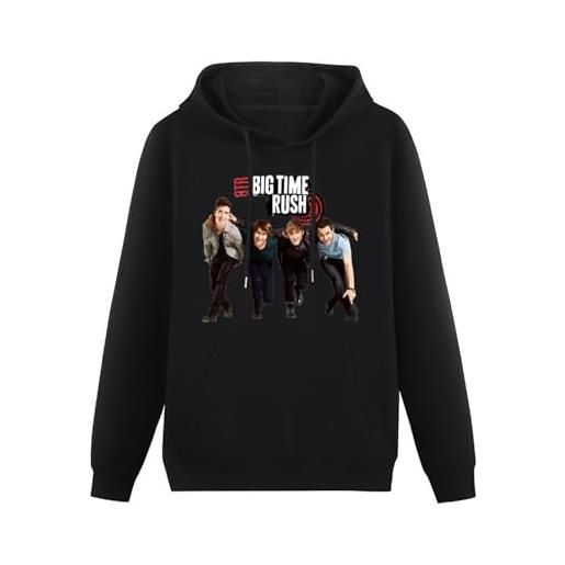 AuduE youth online casual big time rush pullover hoodie hooded top unisex mens ladies hooded sweatshirts size l