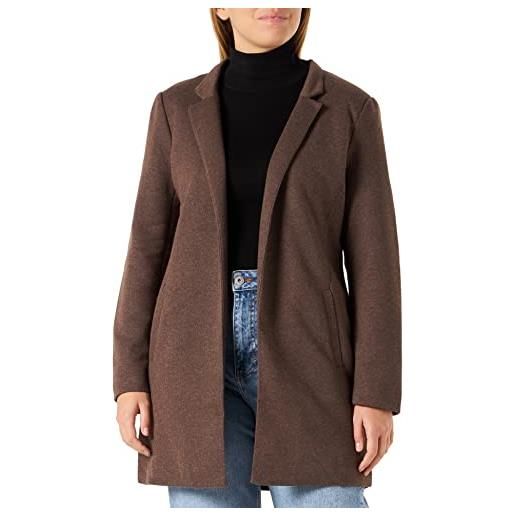 Only onlsoho coatigan otw noos blazer, hot fudge/dettagli: mélange, l donna
