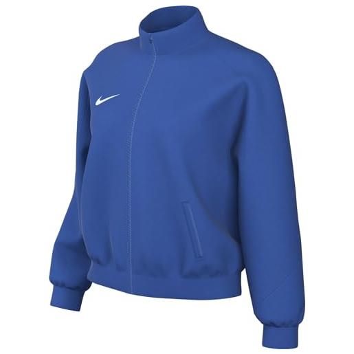 Nike w nk df acdpr24 trk jkt k waist length, royal blue/royal blue/royal blue/wh, l donna