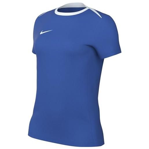 Nike w nk df acdpr24 ss top k maniche corte, royal blue/white/royal blue/white, xxl donna