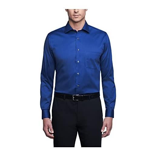 Van Heusen dress shirt regular fit flex collar stretch solid camicia da cerimonia, tela, 44 cm collo 81/84 cm manica (xl) uomo