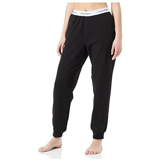 Calvin Klein pantaloni da jogging donna sweatpants lunghi, nero (black), xl
