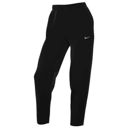 Nike fb7029-010 w nk fast df mr 7/8 pant pantaloni sportivi donna black/reflective silv taglia s