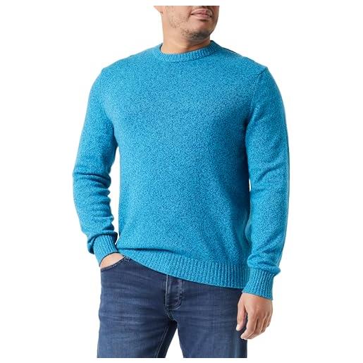 United Colors of Benetton maglia g/c m/l 1235u1n67 maglione, blu scuro 457, l uomo