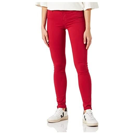 Replay luzien hyperflex colour xlite jeans, 056 red, 3132 donna