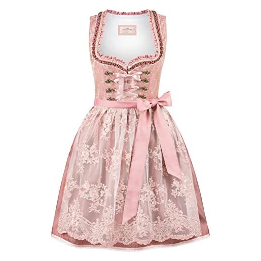 Stockerpoint dirndl sylvie vestito per occasioni speciali, rosa scuro, 36 donna