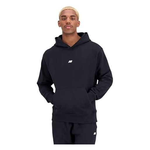New Balance athletics remastered graphic french terry hoodie - black (001)