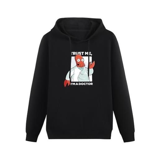 Lahe funny men's hoodie doctor zoidberg who unique hoody trust me i'm a doctor cthulhu hoodies size xxl