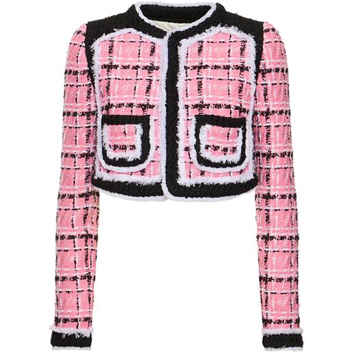 DSQUARED2 giacca cropped bouclé