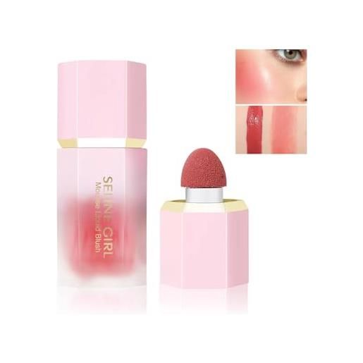 Qwesure Xixi dewy liquid rouge waterproof highlighter breathable long lasting smudge proof face nourishing blush cream gel