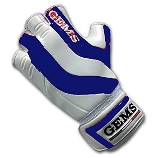 GEMS nf18 portiere fingerless guanti sportivi blu 7