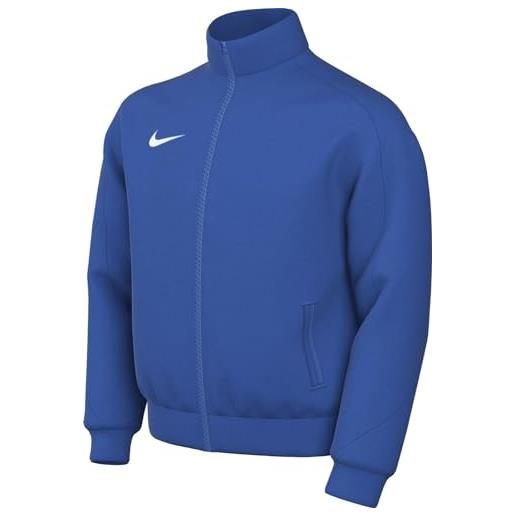 Nike y nk df acdpr24 trk jkt k hip length, royal blue/royal blue/royal blue/wh, 12-13 anni unisex-bambini