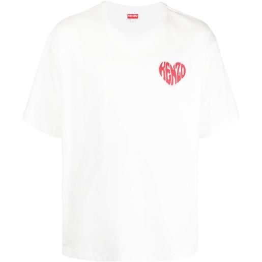 Kenzo t-shirt con stampa - bianco
