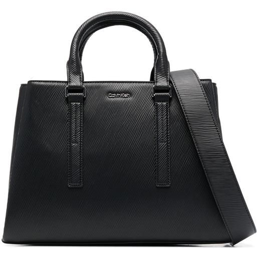 Calvin Klein borsa tote con logo - nero
