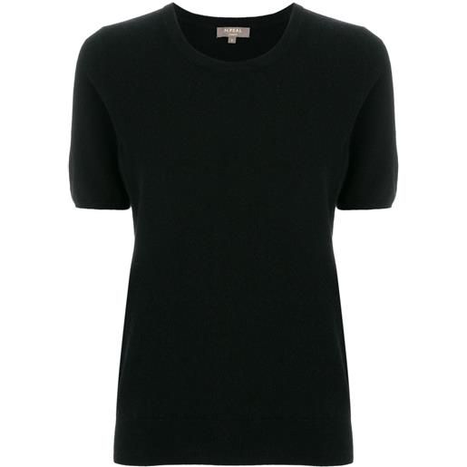 N.Peal t-shirt con girocollo - nero