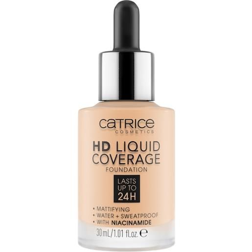 Catrice trucco del viso make-up hd liquid coverage foundation 034 medium beige